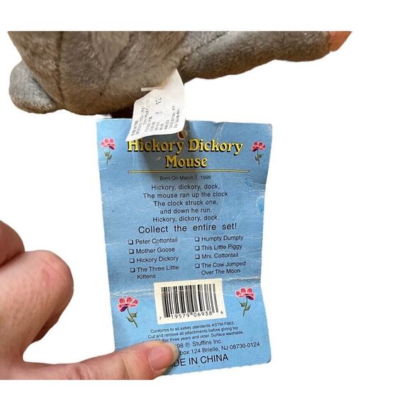 VTG Lot Of 2 Peter Cottontails Fairy Tale Friends Plush Stuffed Toy Piggy Mouse - Picture 8 of 10